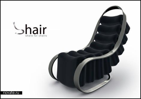 Проект Shair - кресло из пуфиков