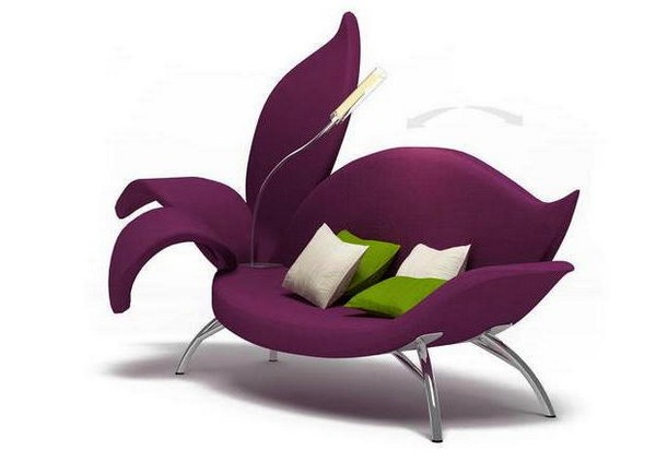 Необычный диван Fiori Divano в виде цветка 