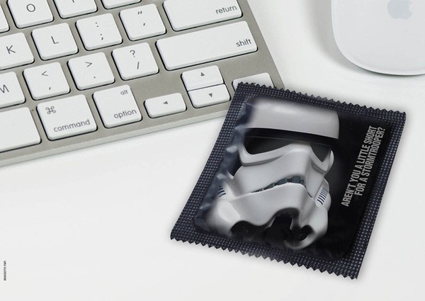 May the condoms be with you. Арт-презервативы по мотивам Звездных войн