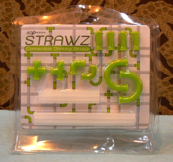 Strawz от NuOp Design, конструктор-трубочка для напитков