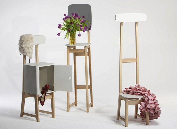 Трио дизайнерских стульев The Triplets от Steffen Schellenberger
