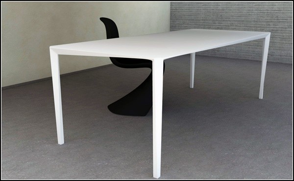 Touch Table, белеющий и чернеющий обеденный стол