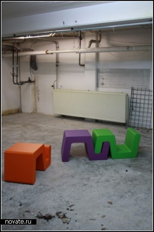 Проект модульных сидений Una от Tim Vinke