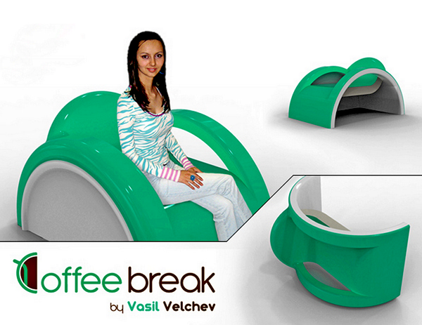 Coffee Break: дизайнерская мебель для кофеманов от Василия Велчева (Vasil Velchev)
