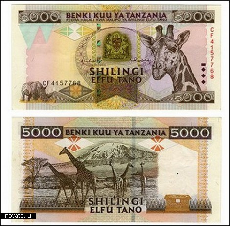  Деньги Танзании