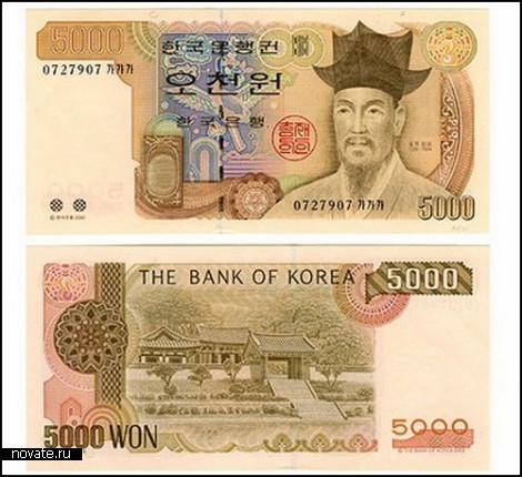 Валюта Южной Кореи