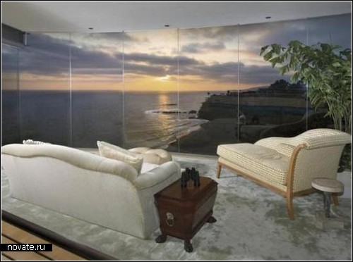 Пляжный дом Dream Home с панорамным окном-стеной