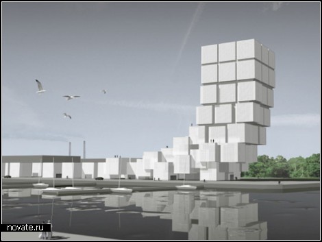 Концепт архитектурного комплекса для портового города Дюнкерк