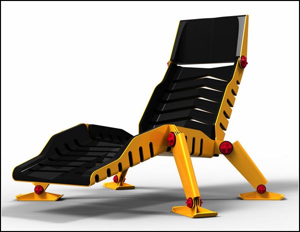 Творение бульдозерной музы - шезлонг Bulldozer Lounge Chair