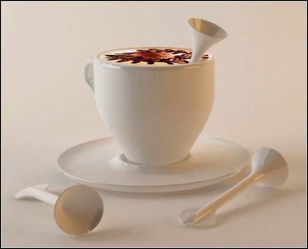 Дизайн для кофеманов. Два необычных способа размешать сахар