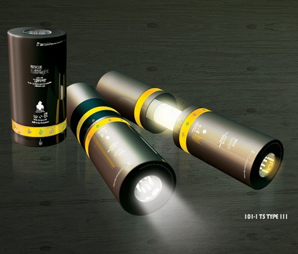 Rescue Flashlight, тройной фонарик для спецагента