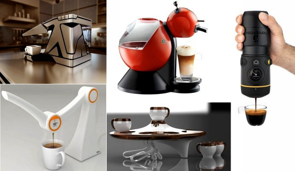 Самые необычные кофеварки и кофемашины от современных дизайнеров