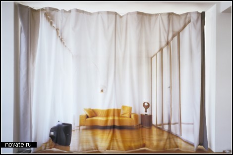 Проект Curtain. Интерьерные иллюзии, созданные шторами