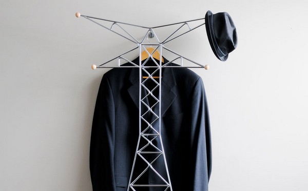 Nanton Coat Rack, домашняя вышка ЛЭП для одежды и шапок