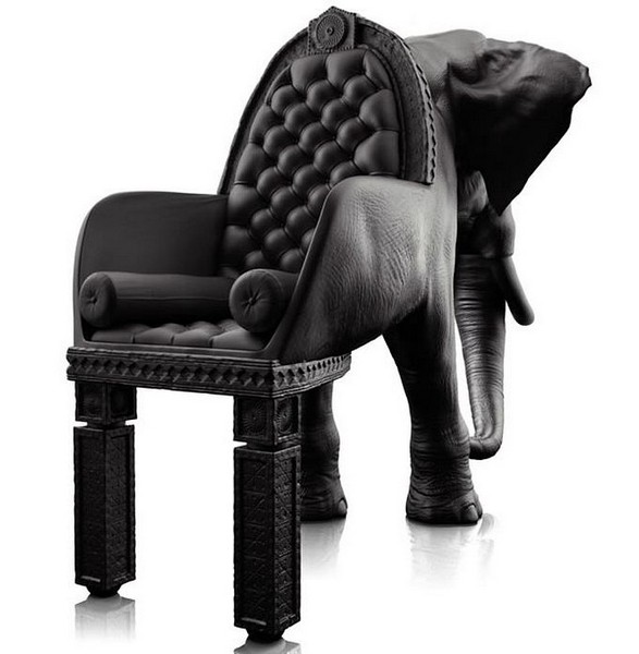 Elephant chair, стул из джунглей от Maximo Riera