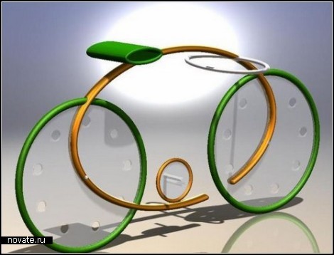 Круглый и экологически чистый концепт Ellipsis Bike