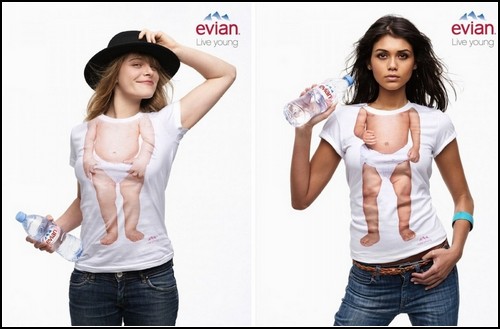 Evian возвращает в детство. Рекламная кампания Live Young