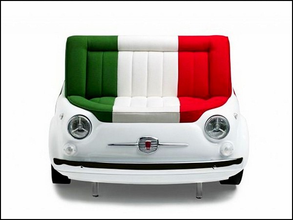 Мебель Fiat 500 Design Collection, идея Лапо Элканна (Lapo Elkann)