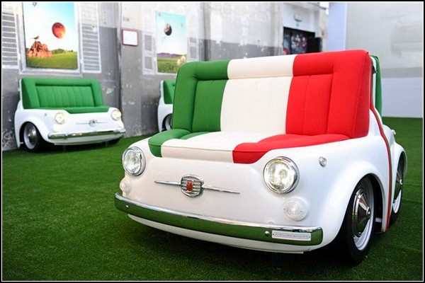 Мебель Fiat 500 Design Collection как дань уважения ретро-авто