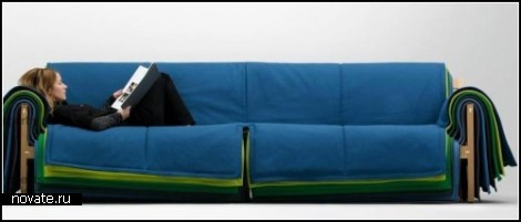 Цветная философия дивана Filo sofa