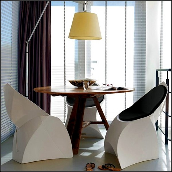 Компактный складной стул-оригами Flux chair