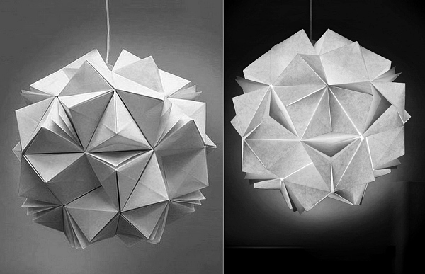 Светильники-оригами Folded Light от Jiangmei Wu