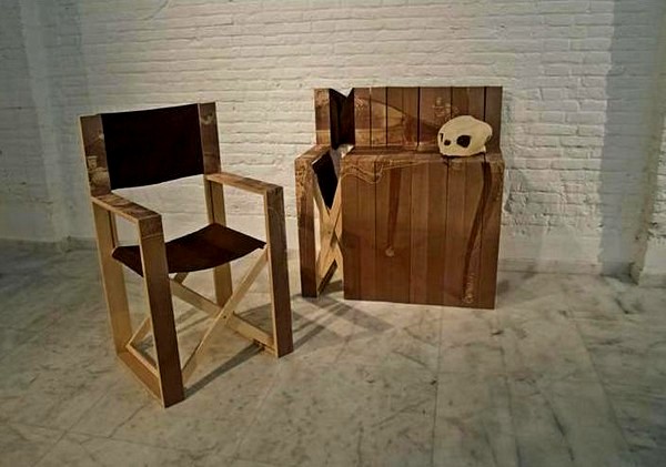 Com-oda Folding Chairs, складные стулья-комод от Mr. Simon