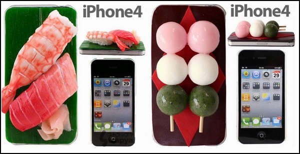 Разновидности суши на чехлах для iPhone