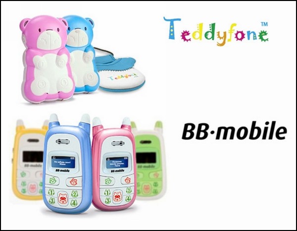 Kidphones. Телефоны BB-mobile GUARD и Teddyfone для малышей