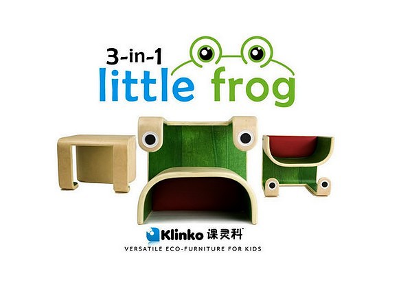 Little Frog от Klinko Kids. Детская деревянная мебель 3-в-1
