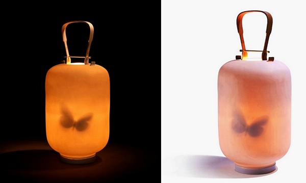 Lantern, романтический фонарь с бабочкой внутри