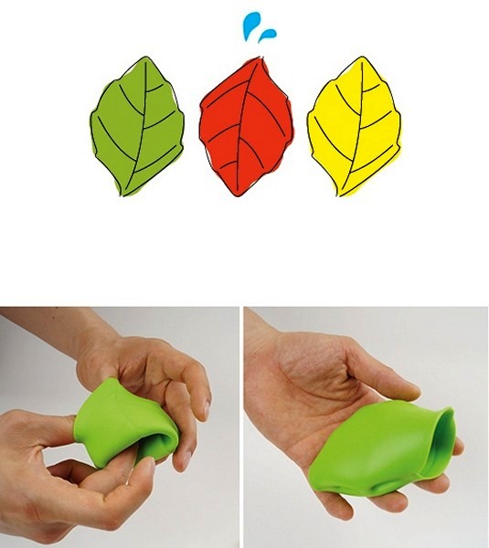 Leaf styled pocket cup: карманная чашка в виде осеннего листа