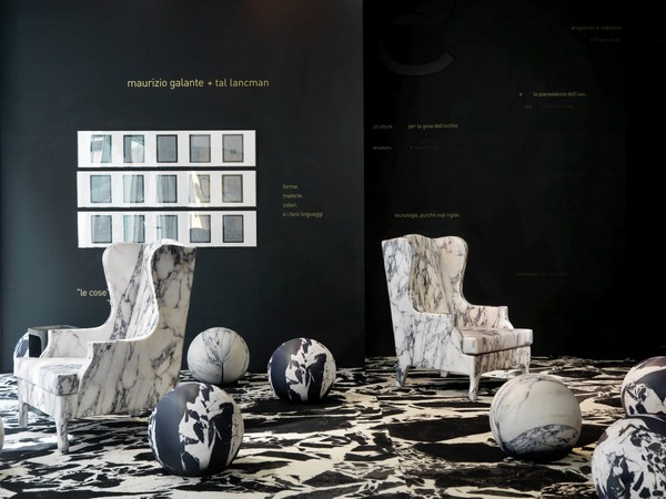 Мягкие мраморные кресла от Maurizio Galante