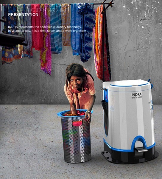 Indra, нежная и аккуратная стиральная машинка