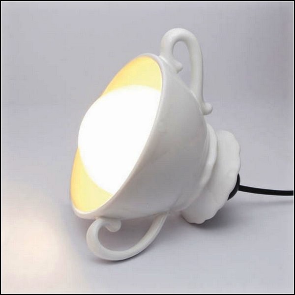 Изящный светильник Nata Lamp из керамической креманки
