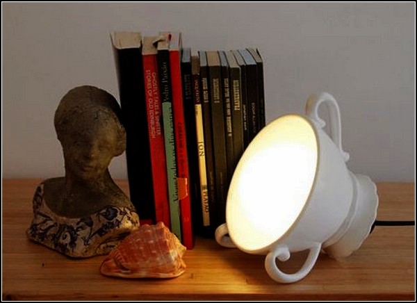 Изящный светильник Nata Lamp из керамической креманки