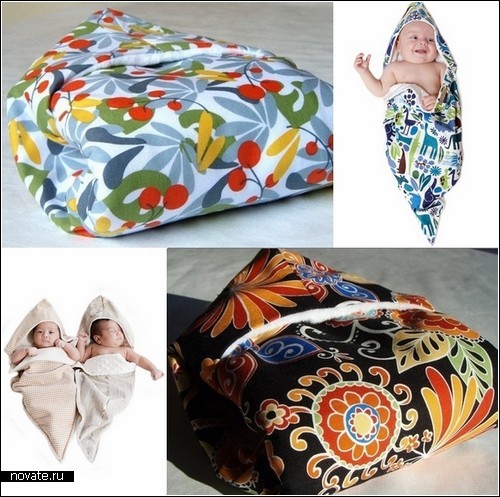 Креативные пеленки Noonie для новорожденных человечков