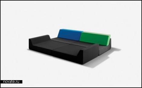 Мягкая модульная мебель Motion от Ora Ito