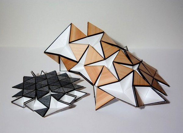 Лампа-оригами Miyo Lamp из светодиодной бумаги
