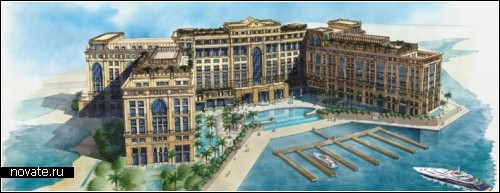 Так будет выглядеть уникальный пляж при отеле Рalazzo Versace