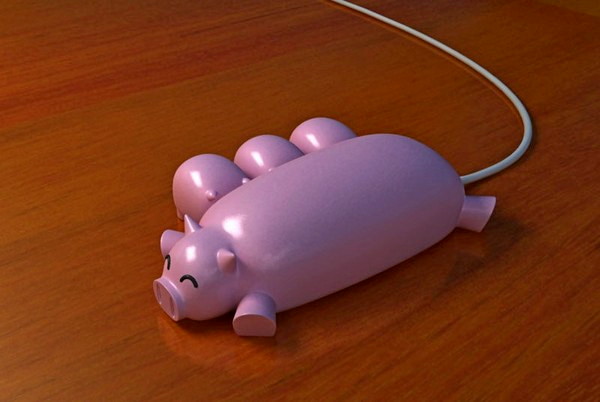 Pig Buddies, набор из USB-флешек и хаба в виде поросят