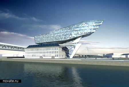 Будущий Порт-хаус в Антверпене от Zaha Hadid Architects