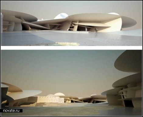 Проект National Museum of Qatar. Архитектор - Жан Нувель (Jean Nouvel)