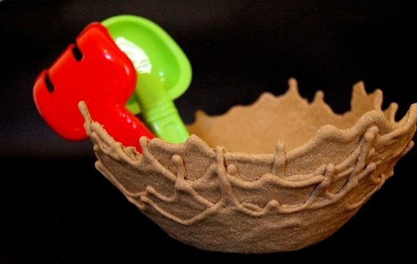 Sand Bowl, идея для дизайнерской посуды, подсмотренная в природе