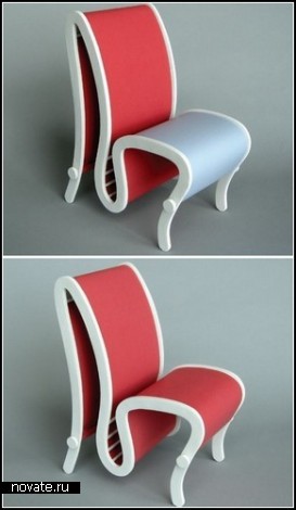 Transformation Table & Chair. Покрути ручку, чтобы сменить цвет