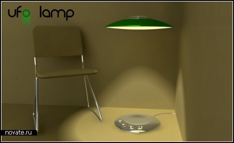 Летающая лампа-тарелка UFO Lamp от Baita Design