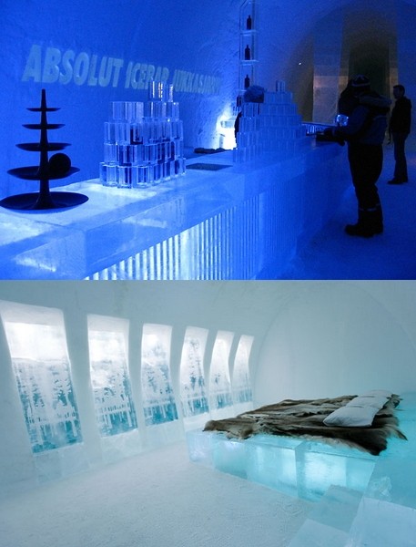 Icehotel, ледяной отель в Швеции