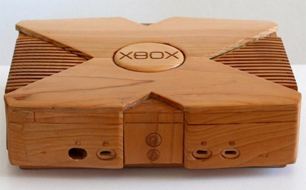 Деревянная консоль Xbox 360