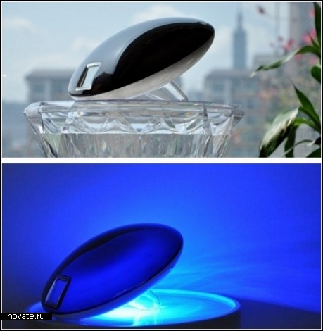 Светильник-*медуза* Yantouch Jellyfish Lamp с мега-радугой внутри