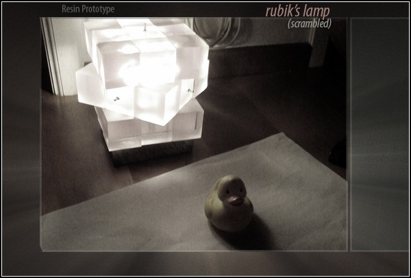Озадачивающая обстановка: лампа Рубика
